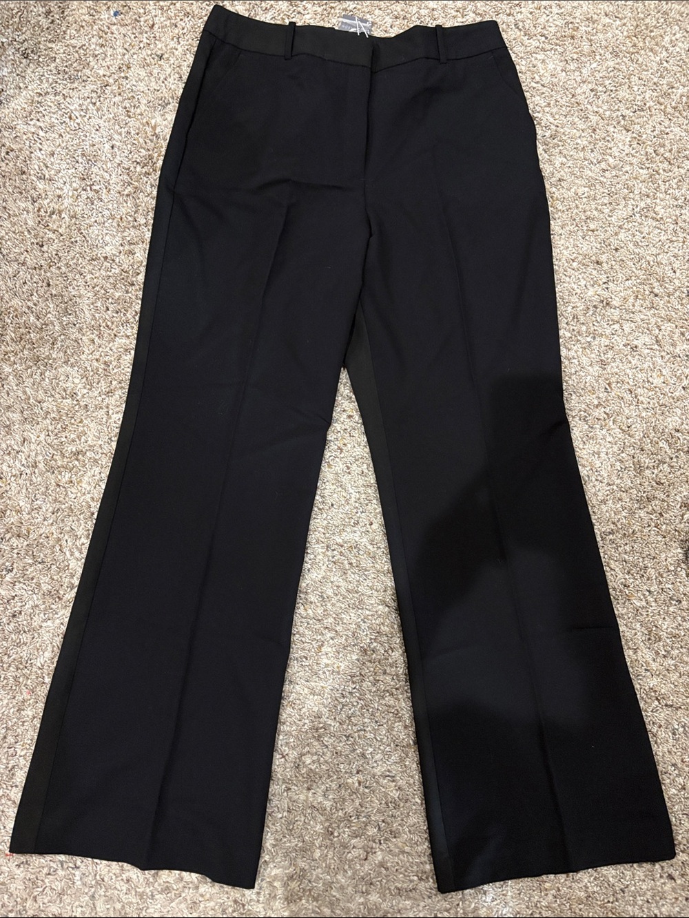 Worthington Black Straight-Leg Dress Trousers
